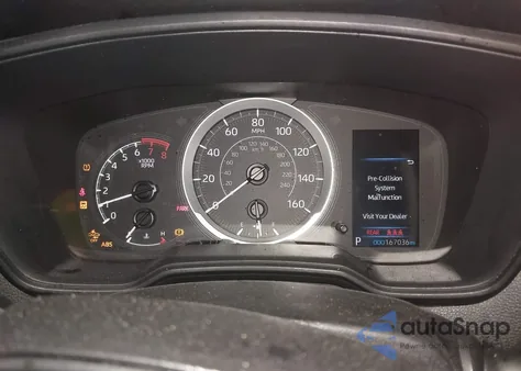 2021 Toyota Corolla Le из США, поврежденный, VIN 5YFEPMAE9MP210675